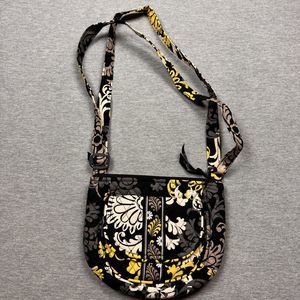 Vera Bradley Baroque Floral Multicolor Quilted Crossbody Bag